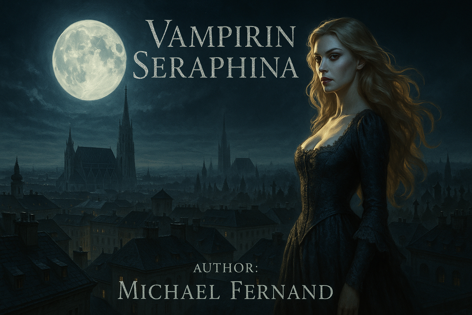 Vampirin Seraphina über Wien im Vollmondschein!